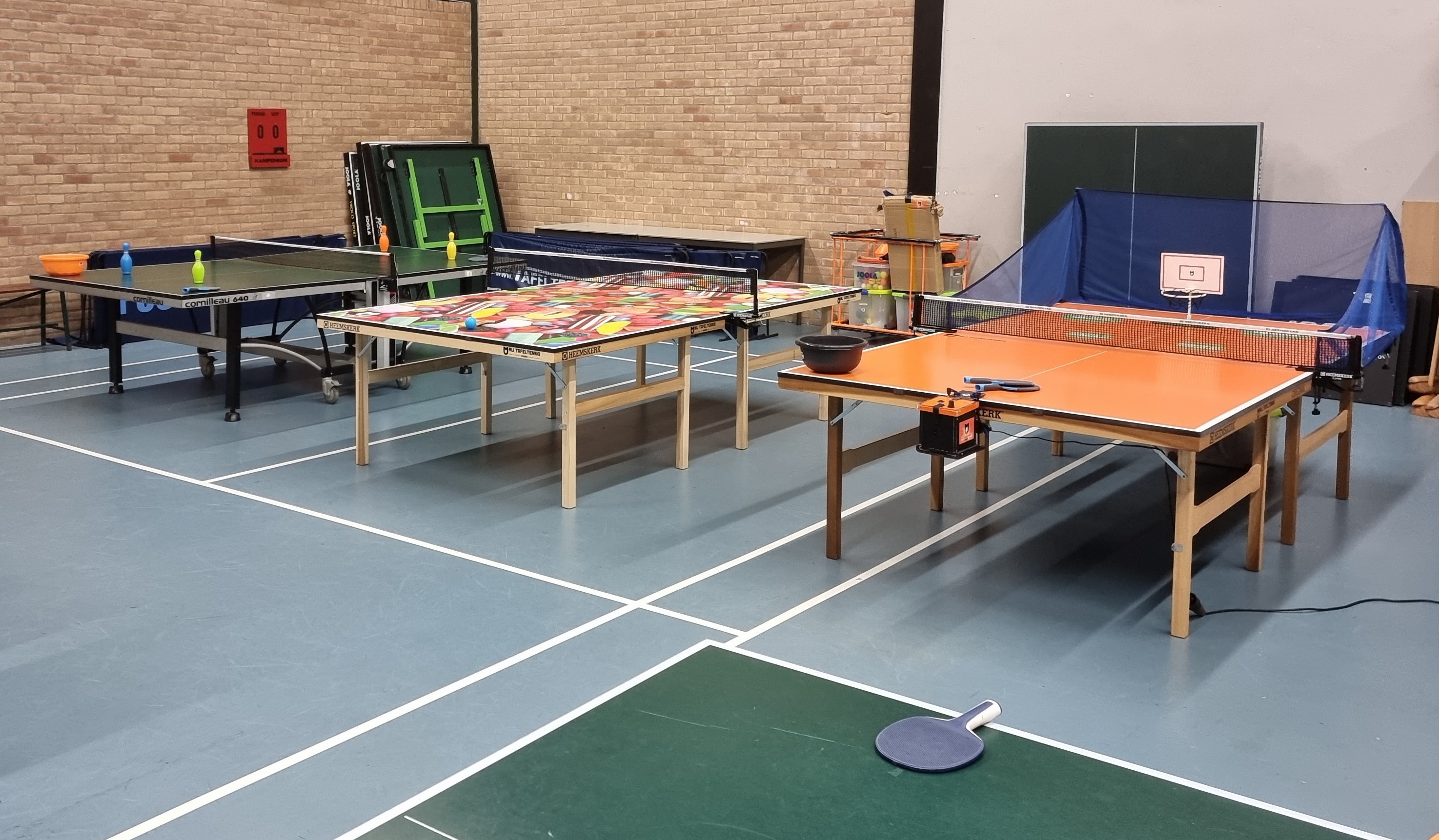 Tafeltennis bij Kampenion
